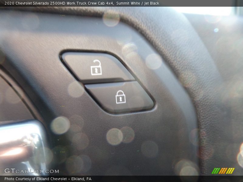 Summit White / Jet Black 2020 Chevrolet Silverado 2500HD Work Truck Crew Cab 4x4