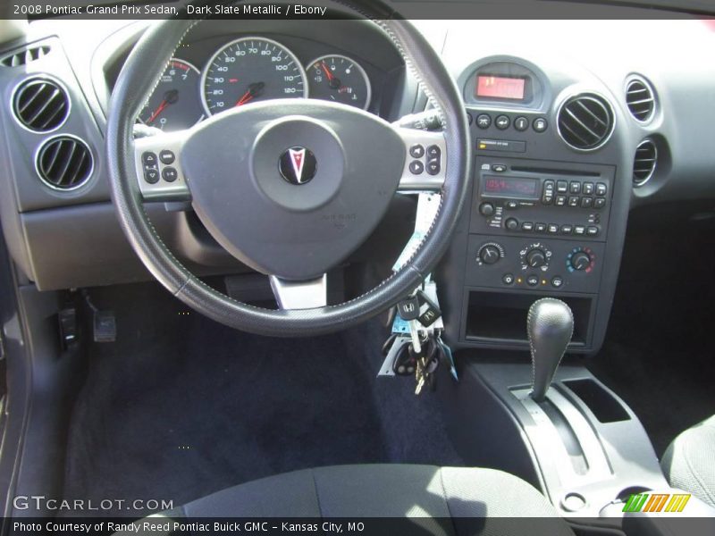 Dark Slate Metallic / Ebony 2008 Pontiac Grand Prix Sedan