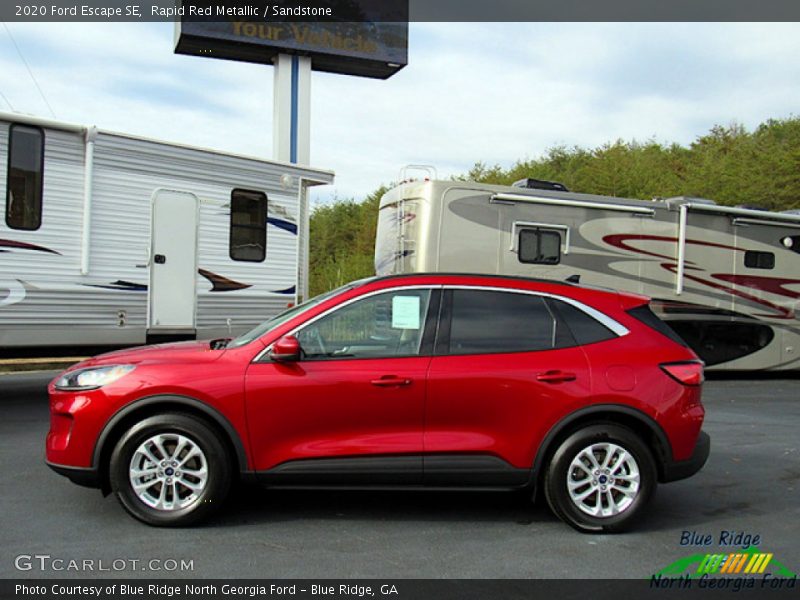 Rapid Red Metallic / Sandstone 2020 Ford Escape SE