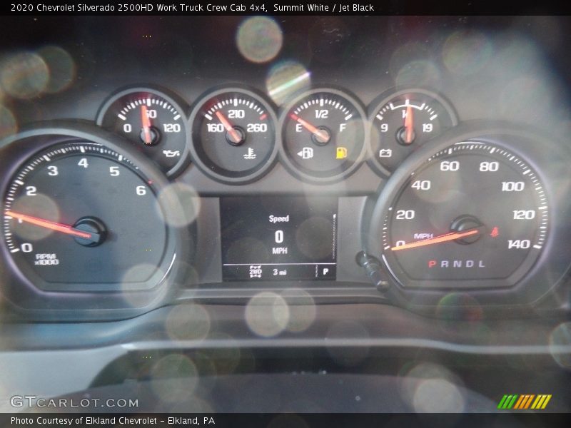 Summit White / Jet Black 2020 Chevrolet Silverado 2500HD Work Truck Crew Cab 4x4