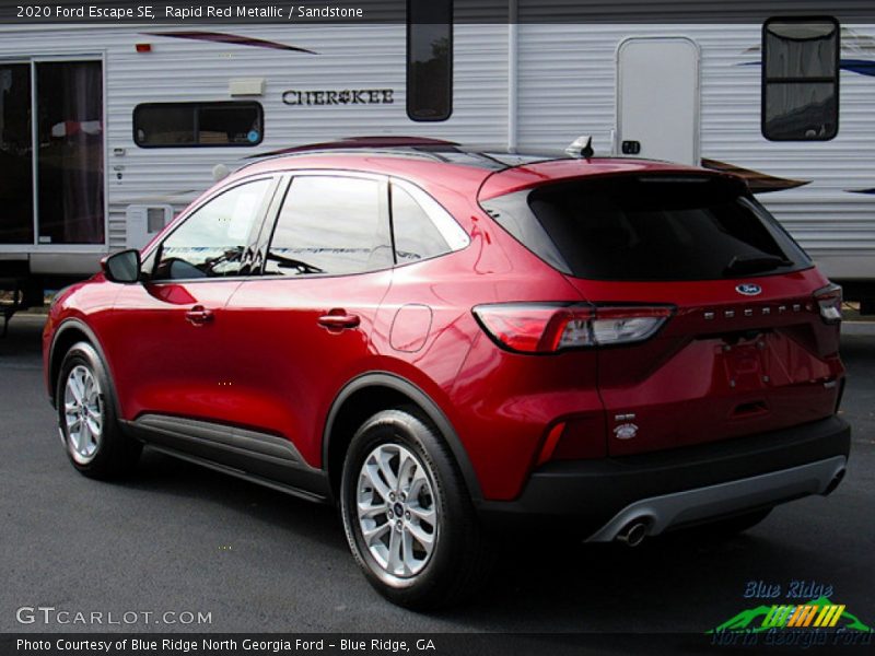 Rapid Red Metallic / Sandstone 2020 Ford Escape SE