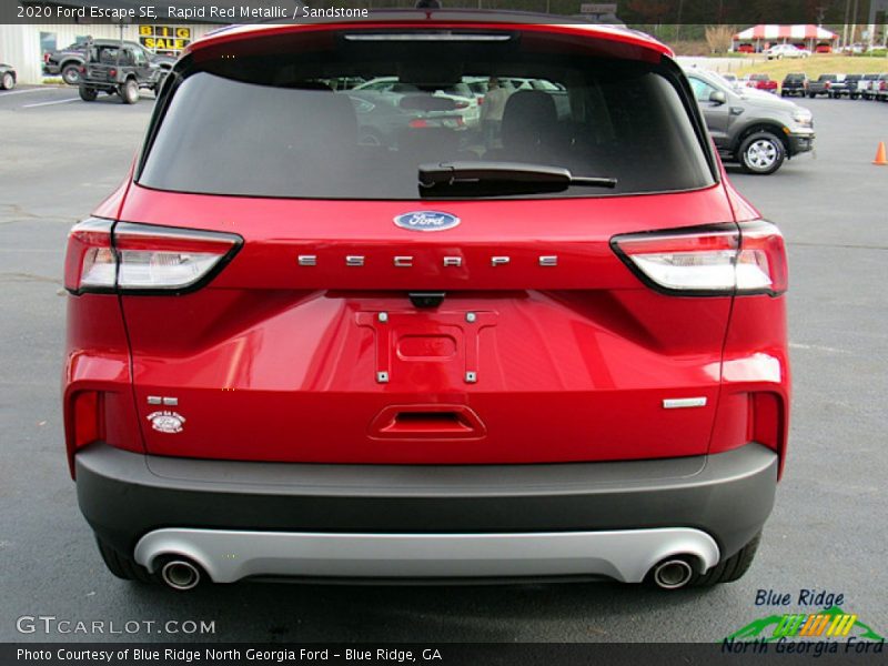 Rapid Red Metallic / Sandstone 2020 Ford Escape SE