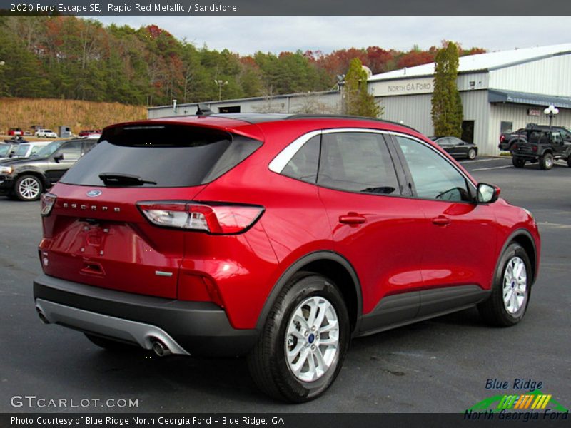 Rapid Red Metallic / Sandstone 2020 Ford Escape SE