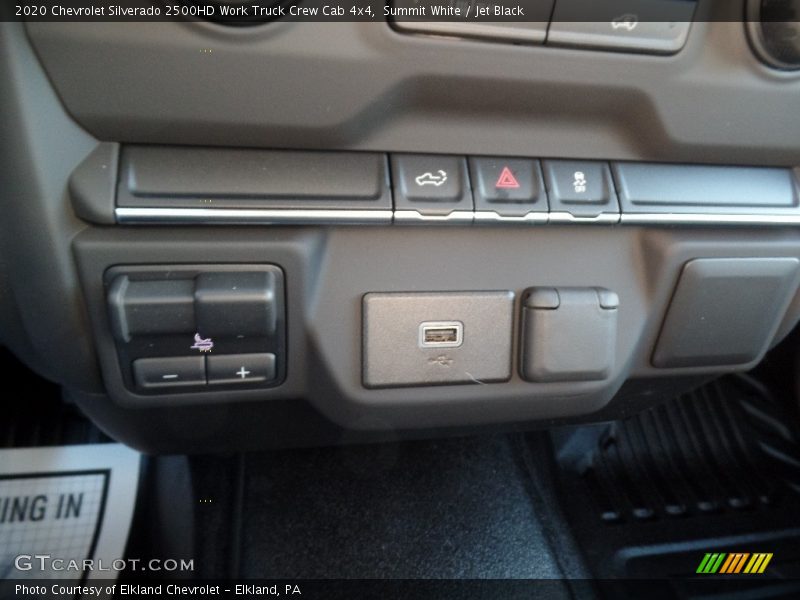 Summit White / Jet Black 2020 Chevrolet Silverado 2500HD Work Truck Crew Cab 4x4