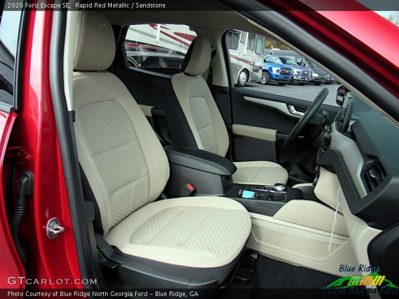 Rapid Red Metallic / Sandstone 2020 Ford Escape SE
