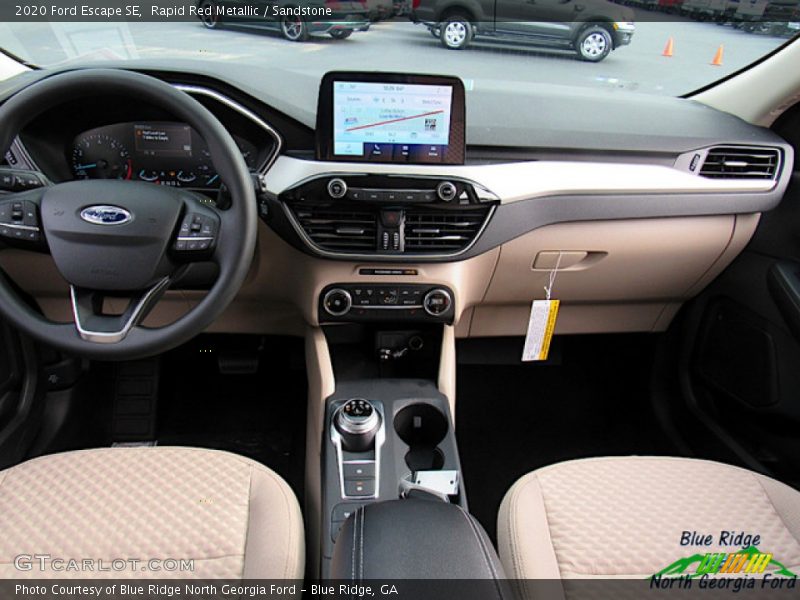 Rapid Red Metallic / Sandstone 2020 Ford Escape SE