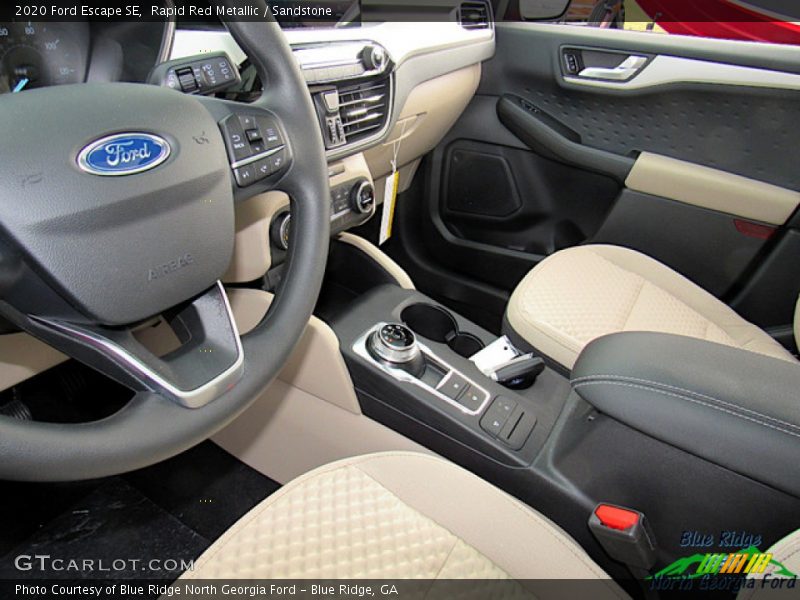 Rapid Red Metallic / Sandstone 2020 Ford Escape SE