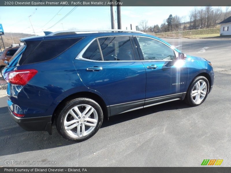 Pacific Blue Metallic / Ash Gray 2020 Chevrolet Equinox Premier AWD