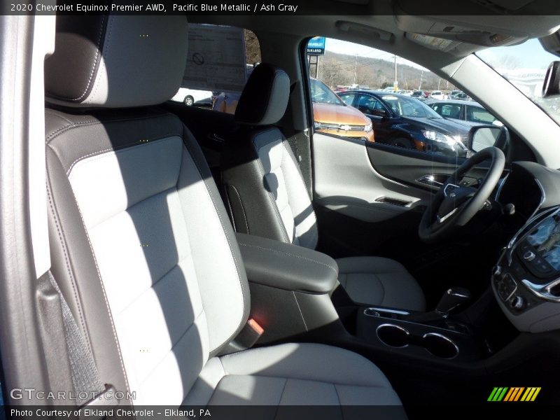 Pacific Blue Metallic / Ash Gray 2020 Chevrolet Equinox Premier AWD