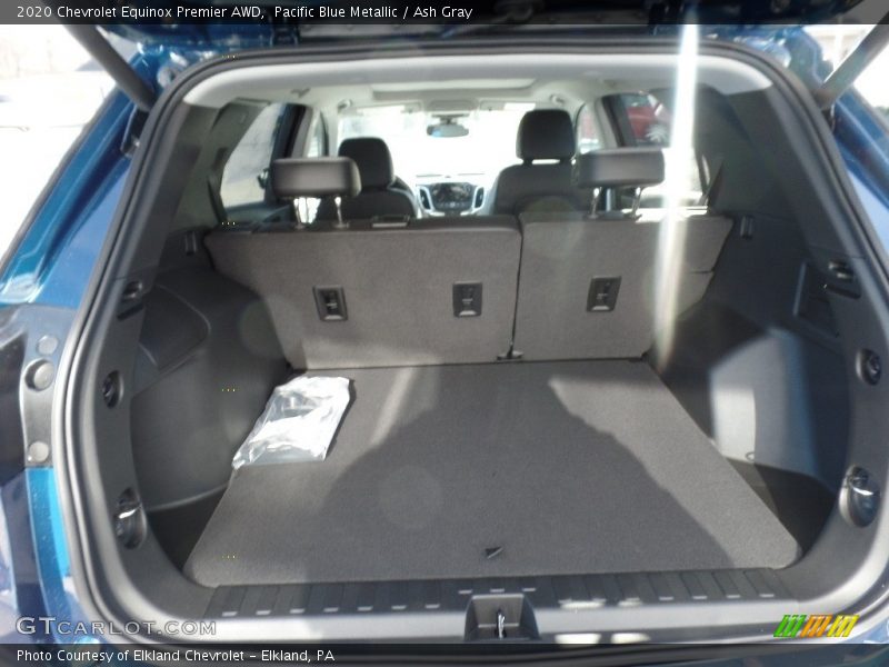 Pacific Blue Metallic / Ash Gray 2020 Chevrolet Equinox Premier AWD
