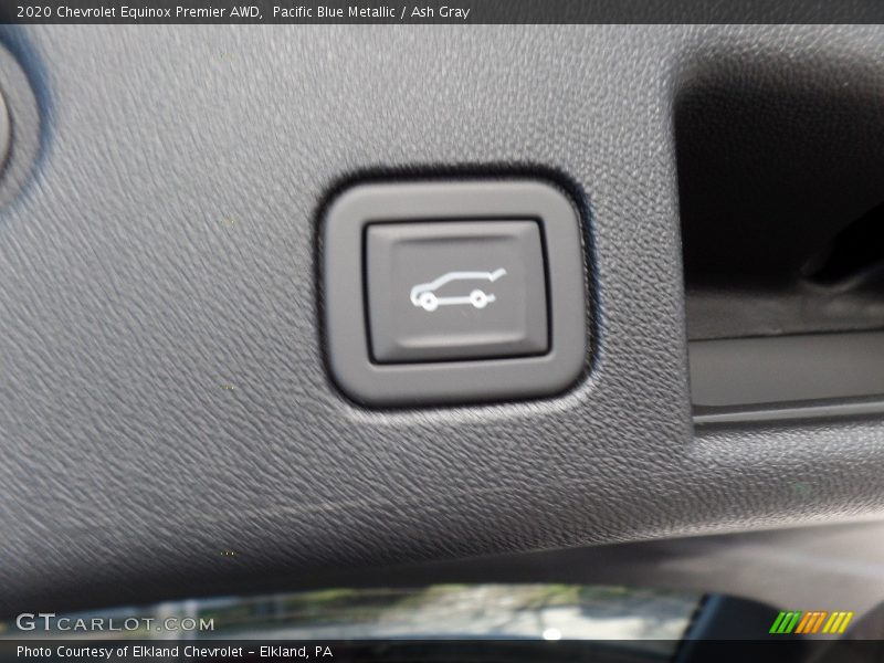 Pacific Blue Metallic / Ash Gray 2020 Chevrolet Equinox Premier AWD