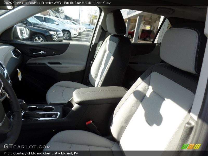 Pacific Blue Metallic / Ash Gray 2020 Chevrolet Equinox Premier AWD