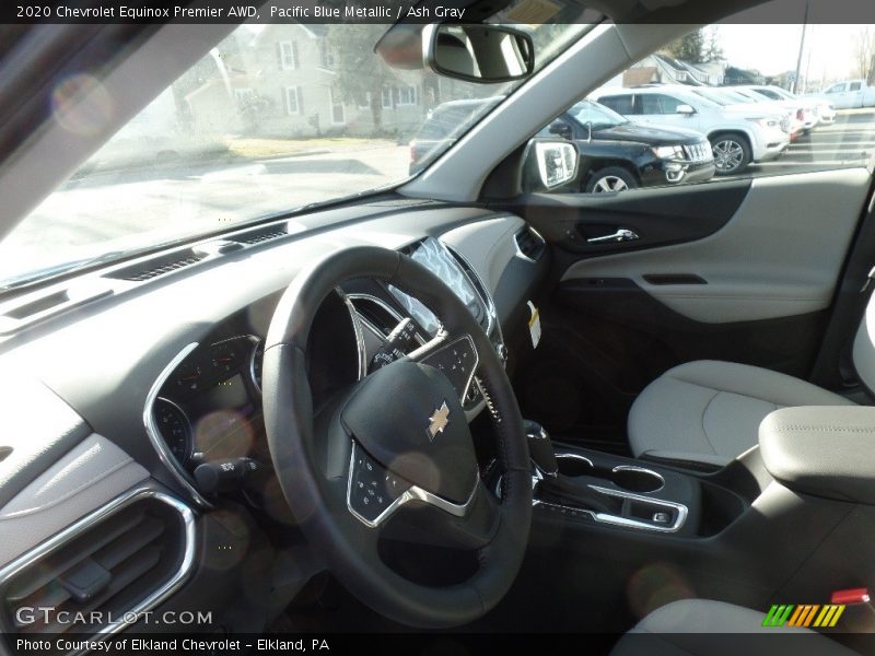 Pacific Blue Metallic / Ash Gray 2020 Chevrolet Equinox Premier AWD