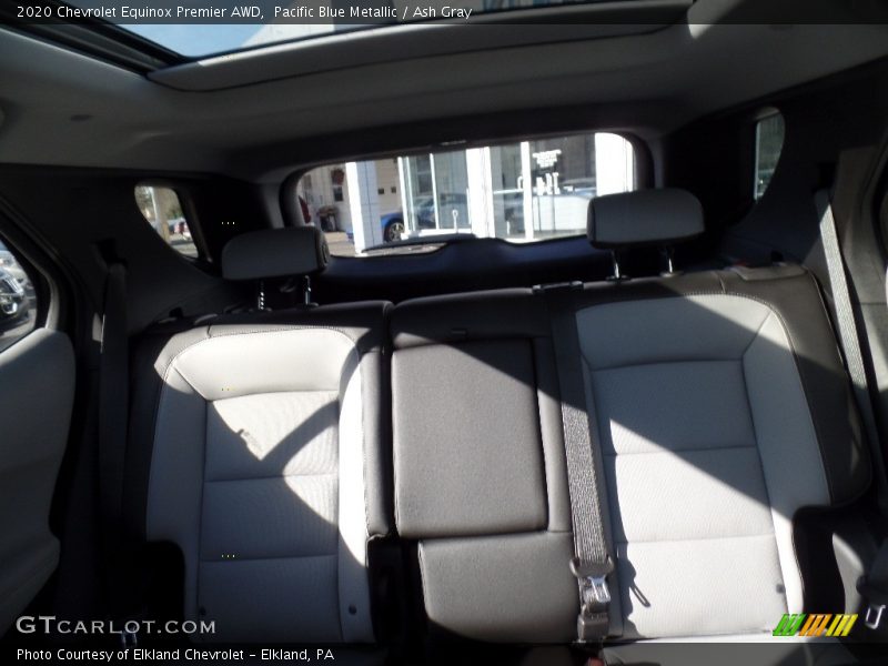 Pacific Blue Metallic / Ash Gray 2020 Chevrolet Equinox Premier AWD