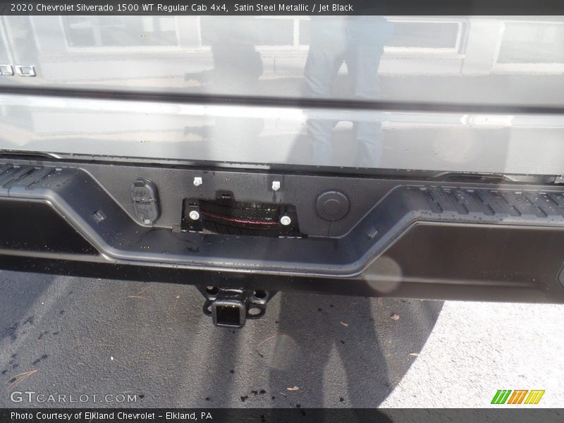 Satin Steel Metallic / Jet Black 2020 Chevrolet Silverado 1500 WT Regular Cab 4x4