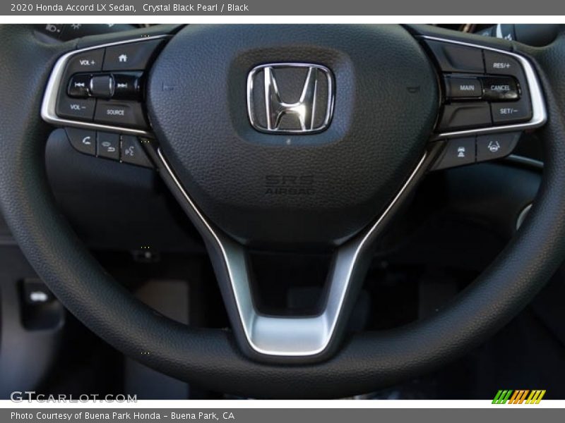 Crystal Black Pearl / Black 2020 Honda Accord LX Sedan