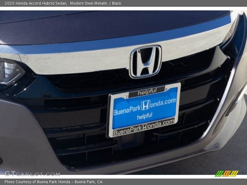 Modern Steel Metallic / Black 2020 Honda Accord Hybrid Sedan