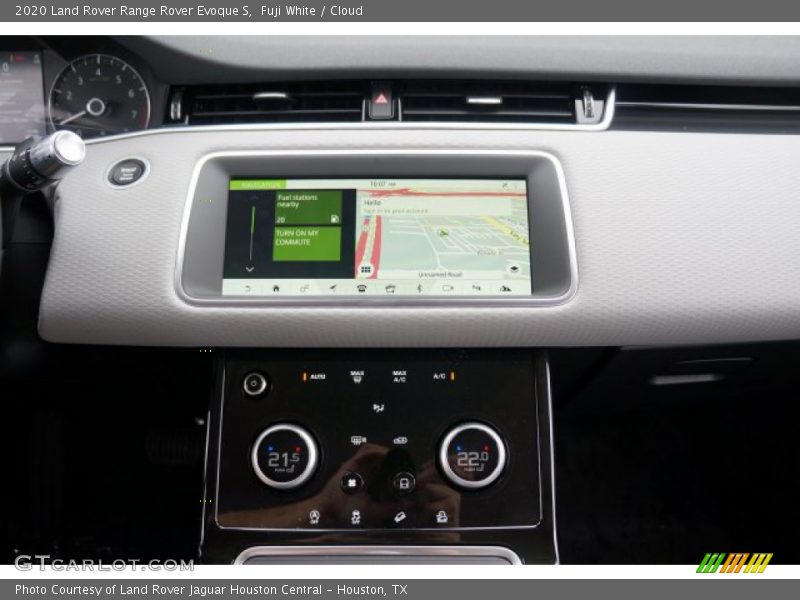 Dashboard of 2020 Range Rover Evoque S