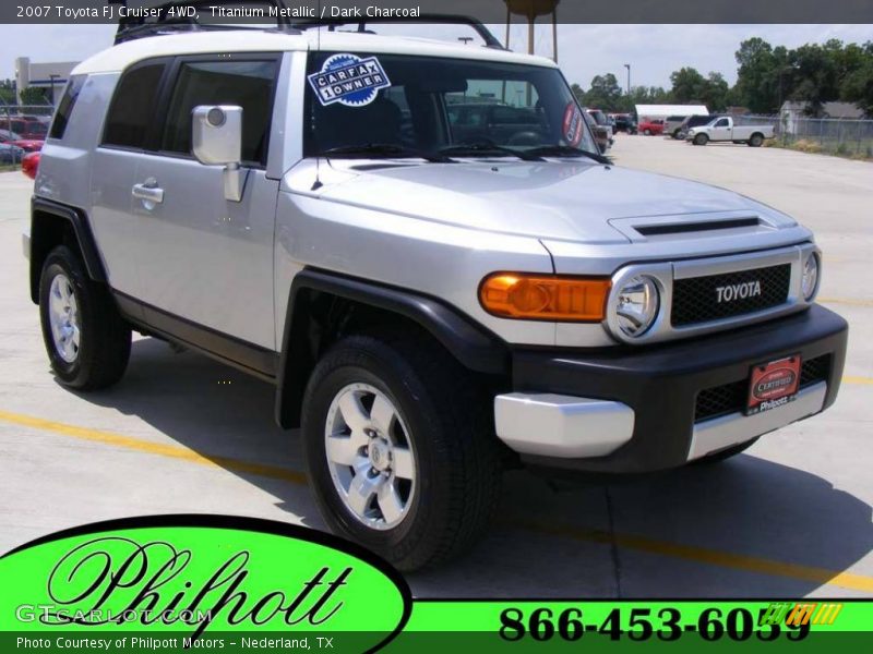 Titanium Metallic / Dark Charcoal 2007 Toyota FJ Cruiser 4WD