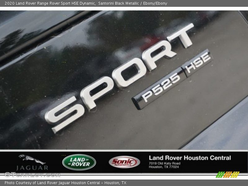 Santorini Black Metallic / Ebony/Ebony 2020 Land Rover Range Rover Sport HSE Dynamic
