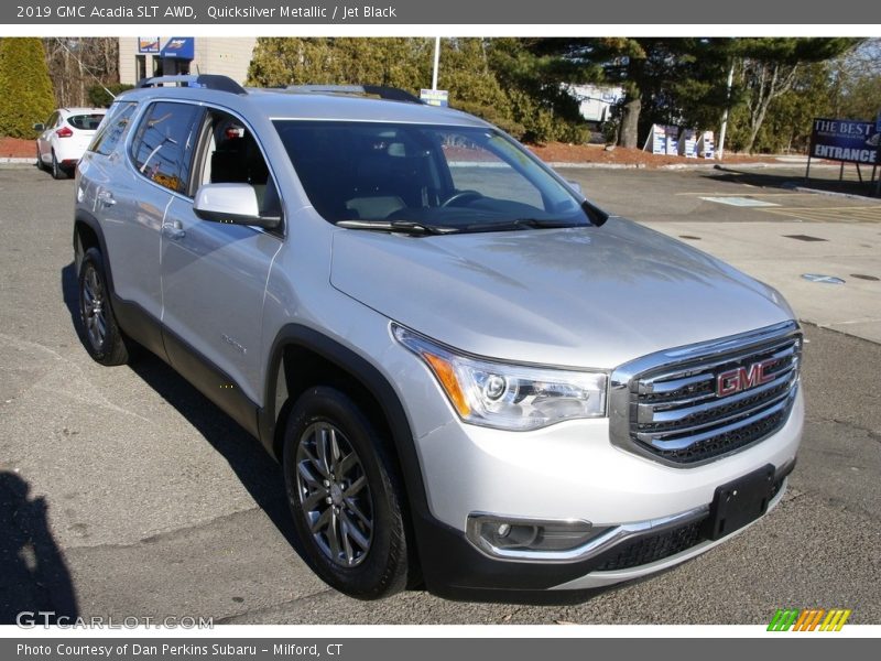 Quicksilver Metallic / Jet Black 2019 GMC Acadia SLT AWD