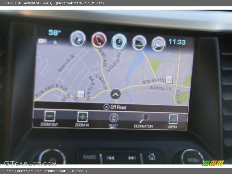 Quicksilver Metallic / Jet Black 2019 GMC Acadia SLT AWD