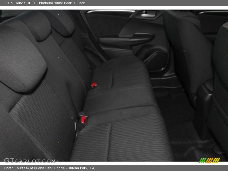 Platinum White Pearl / Black 2019 Honda Fit EX