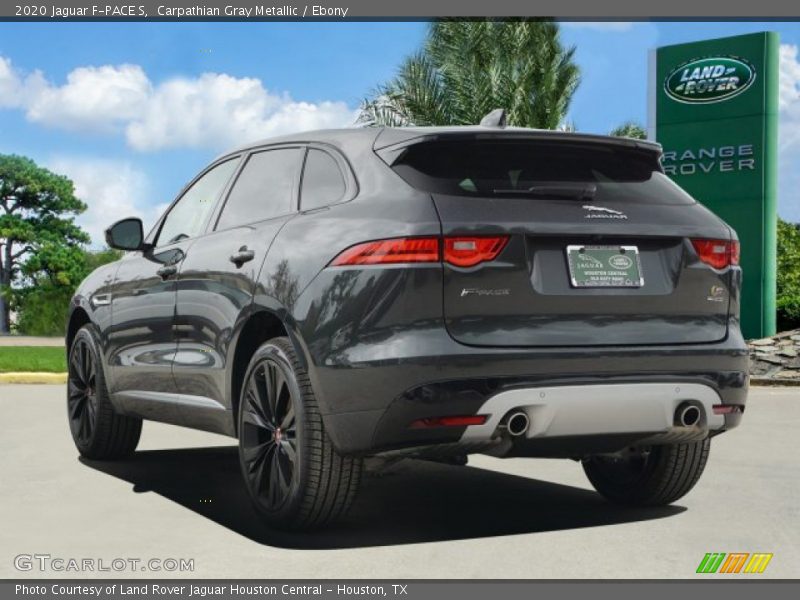 Carpathian Gray Metallic / Ebony 2020 Jaguar F-PACE S