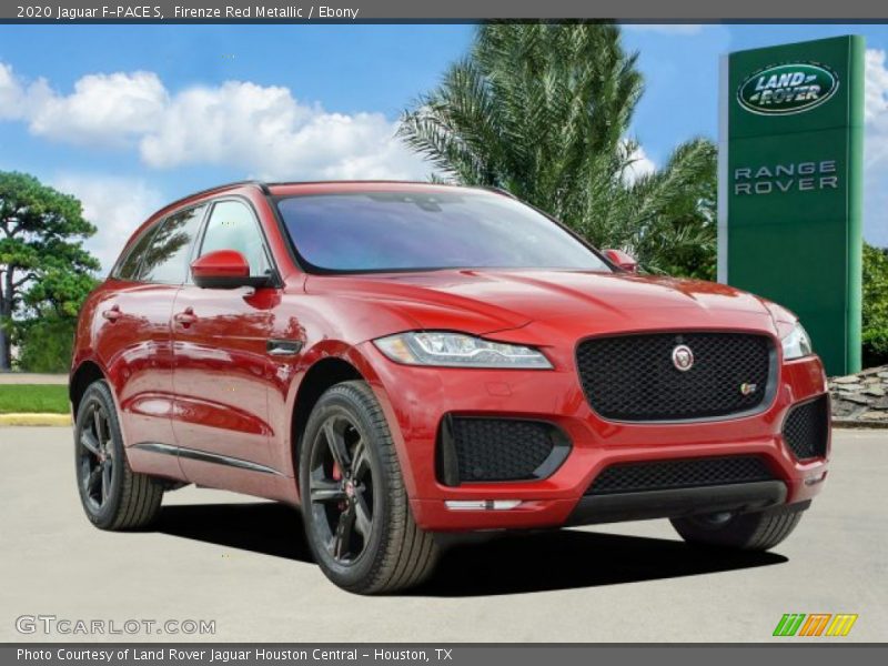 Firenze Red Metallic / Ebony 2020 Jaguar F-PACE S