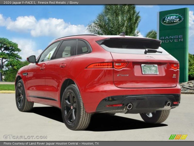 Firenze Red Metallic / Ebony 2020 Jaguar F-PACE S