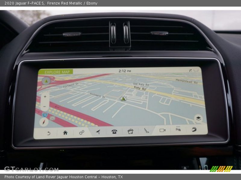 Navigation of 2020 F-PACE S