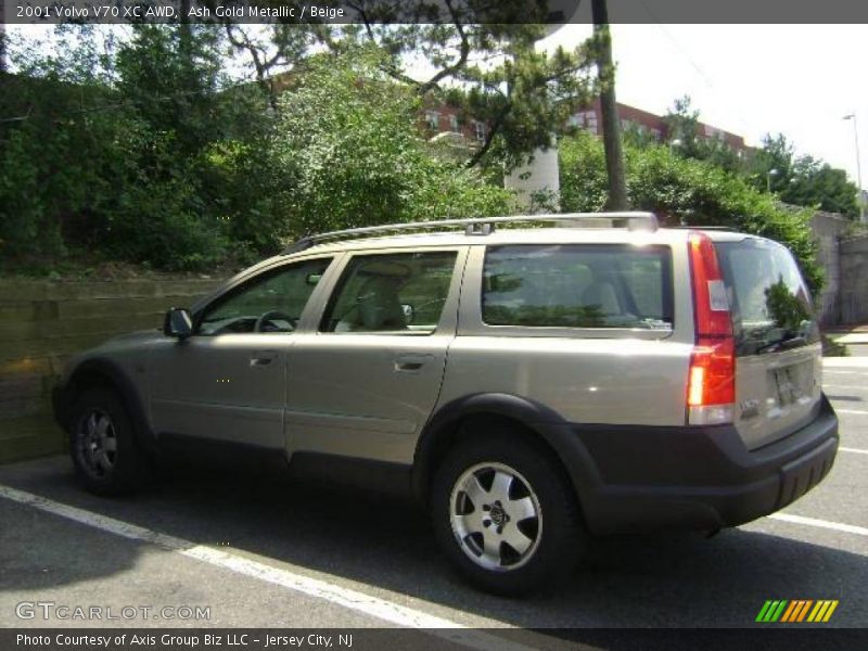 Ash Gold Metallic / Beige 2001 Volvo V70 XC AWD