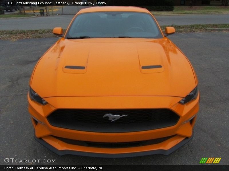 2018 Mustang EcoBoost Fastback Orange Fury