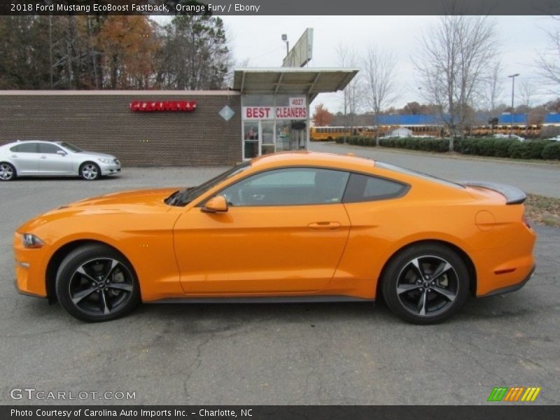  2018 Mustang EcoBoost Fastback Orange Fury