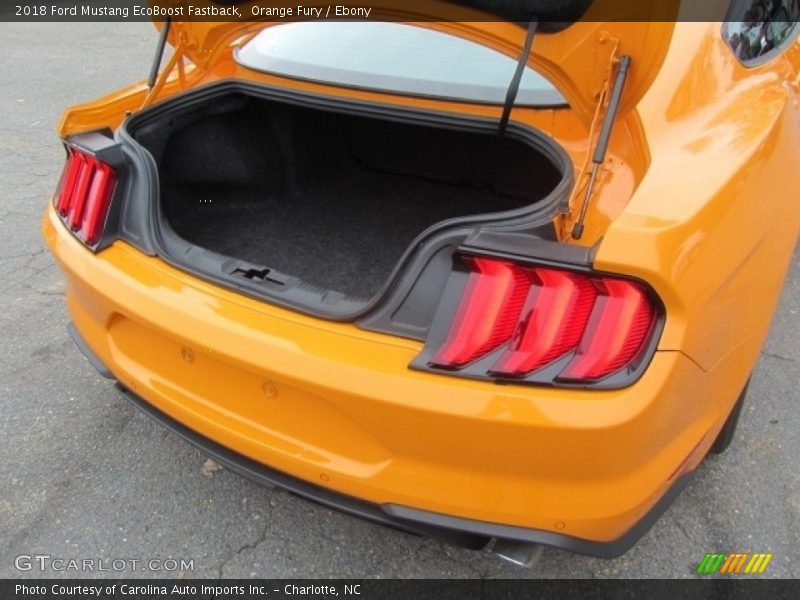  2018 Mustang EcoBoost Fastback Trunk