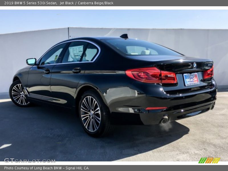 Jet Black / Canberra Beige/Black 2019 BMW 5 Series 530i Sedan