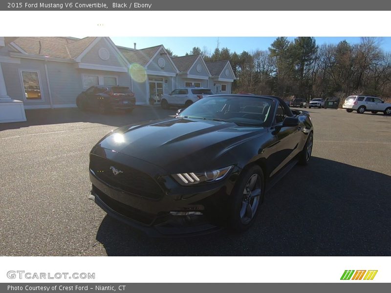 Black / Ebony 2015 Ford Mustang V6 Convertible