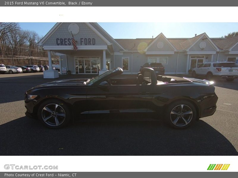 Black / Ebony 2015 Ford Mustang V6 Convertible