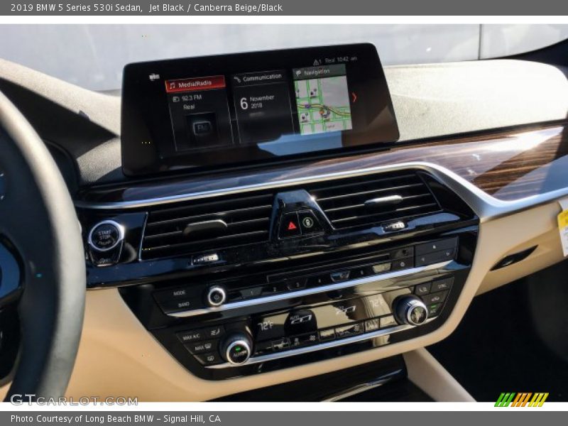 Jet Black / Canberra Beige/Black 2019 BMW 5 Series 530i Sedan