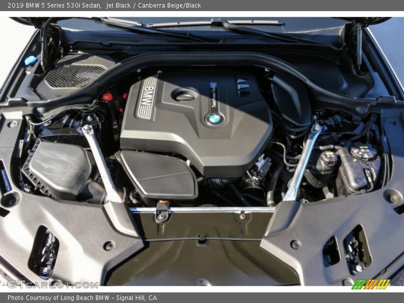 Jet Black / Canberra Beige/Black 2019 BMW 5 Series 530i Sedan