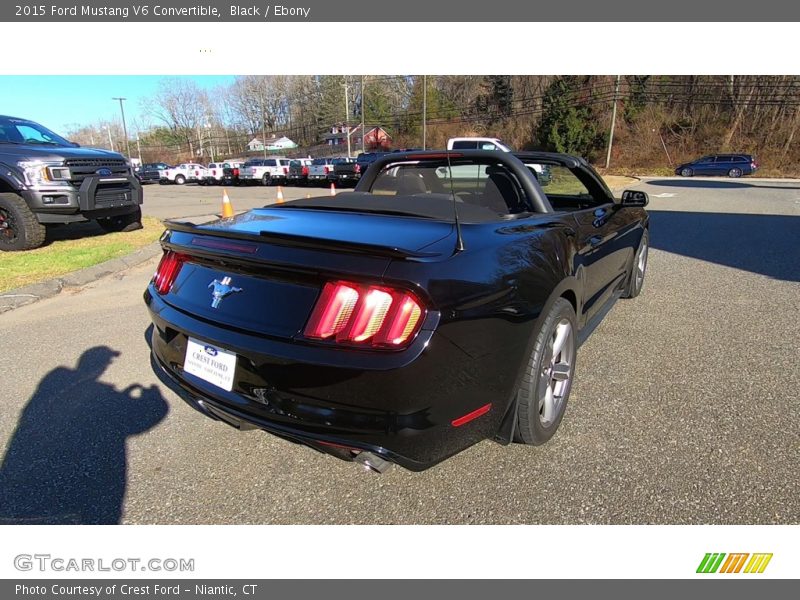 Black / Ebony 2015 Ford Mustang V6 Convertible