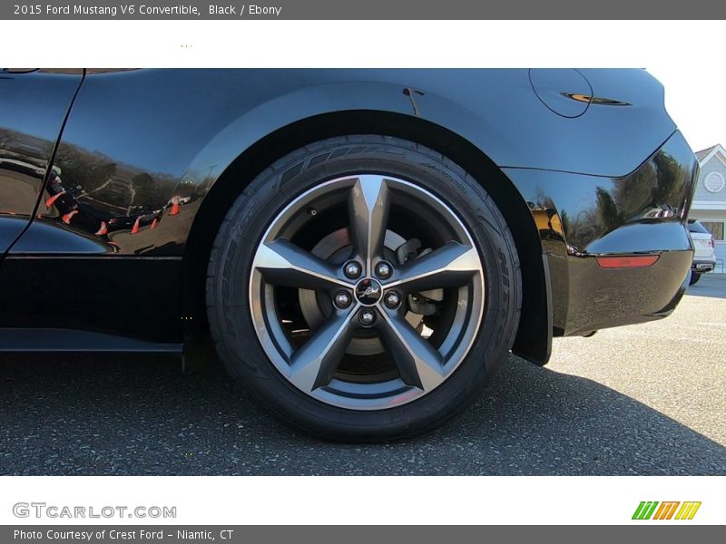 Black / Ebony 2015 Ford Mustang V6 Convertible