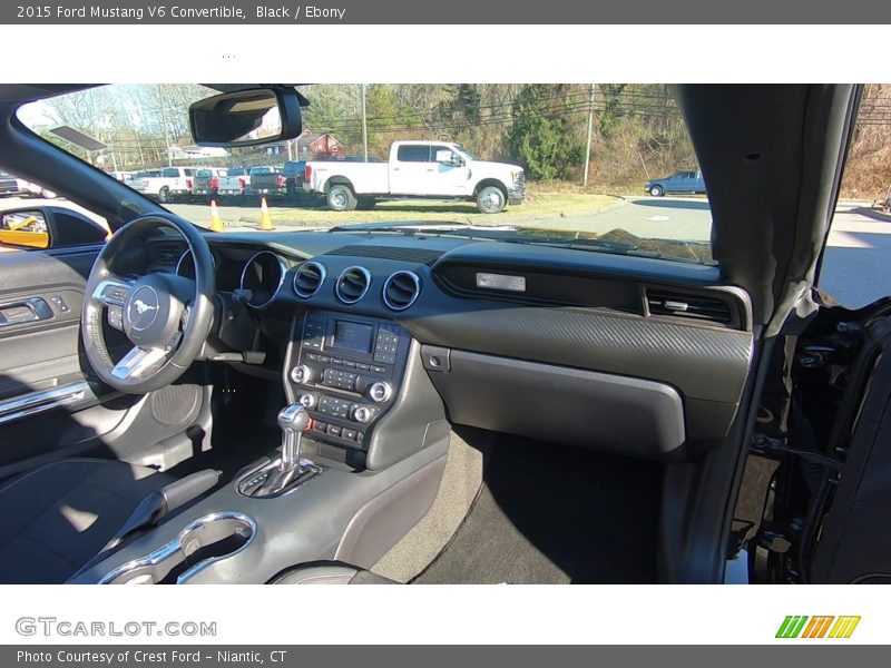 Black / Ebony 2015 Ford Mustang V6 Convertible