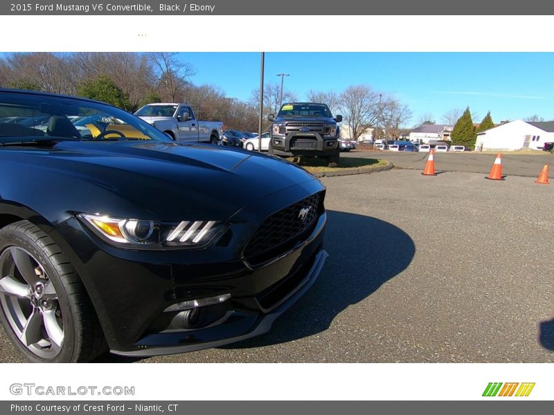 Black / Ebony 2015 Ford Mustang V6 Convertible