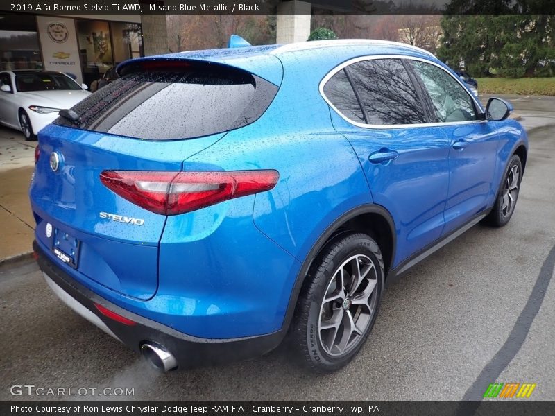 Misano Blue Metallic / Black 2019 Alfa Romeo Stelvio Ti AWD
