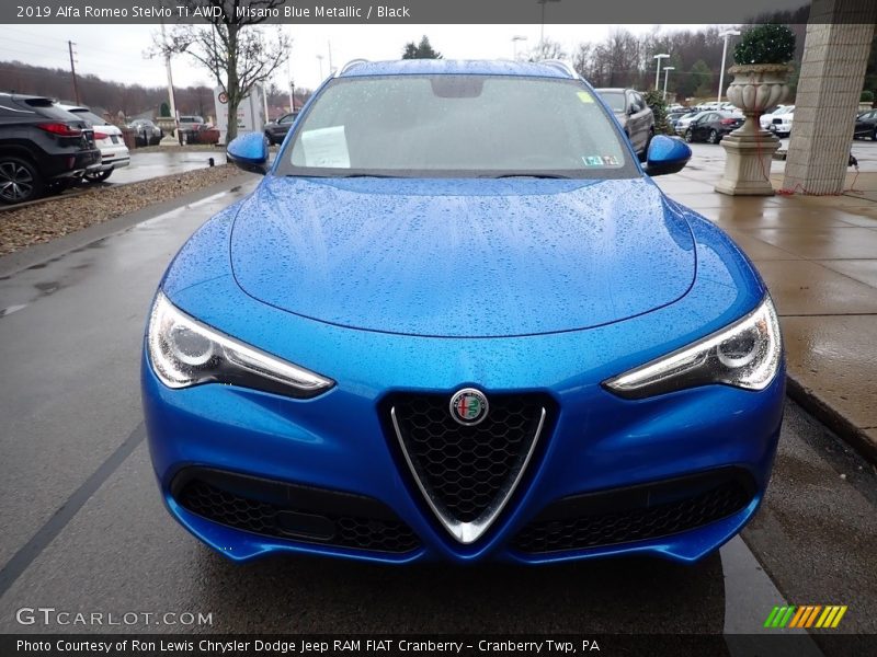 Misano Blue Metallic / Black 2019 Alfa Romeo Stelvio Ti AWD