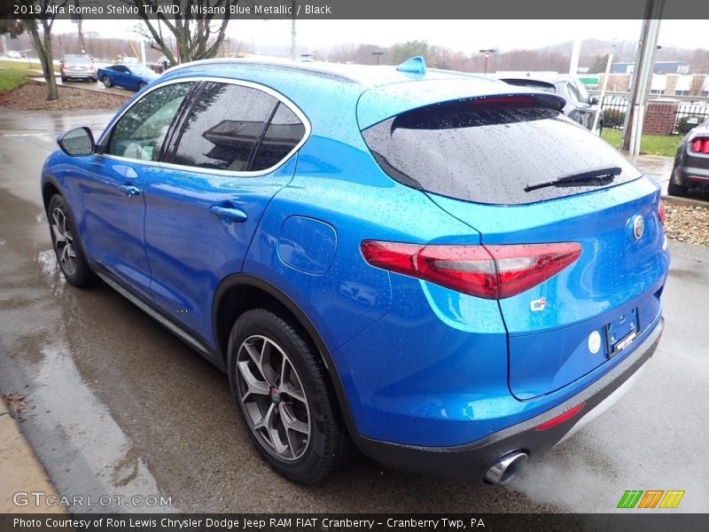 Misano Blue Metallic / Black 2019 Alfa Romeo Stelvio Ti AWD