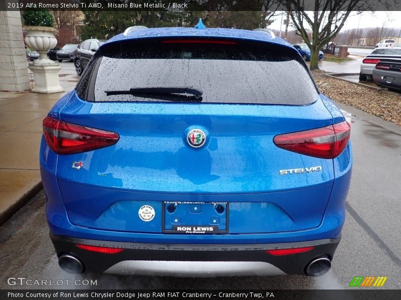 Misano Blue Metallic / Black 2019 Alfa Romeo Stelvio Ti AWD