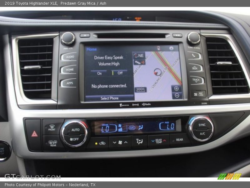 Predawn Gray Mica / Ash 2019 Toyota Highlander XLE