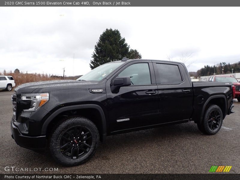 Front 3/4 View of 2020 Sierra 1500 Elevation Crew Cab 4WD